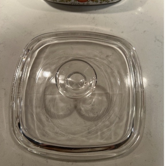 Corningware VTG 1 Quart Spice Of Life L'Echalote A-1-B With Pyrex Lid Casserole - Picture 4 of 15